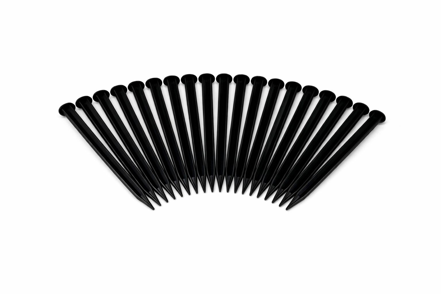 Pachet 20 bucăți cuie plastic pentru borduri/separatoare, 18cm