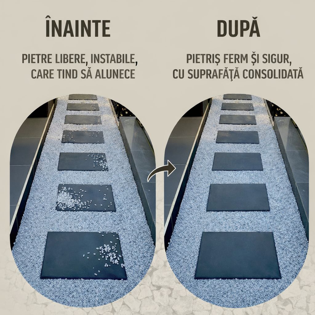 Agent de fixare pentru pietrisul decorativ, bidon 10 litri