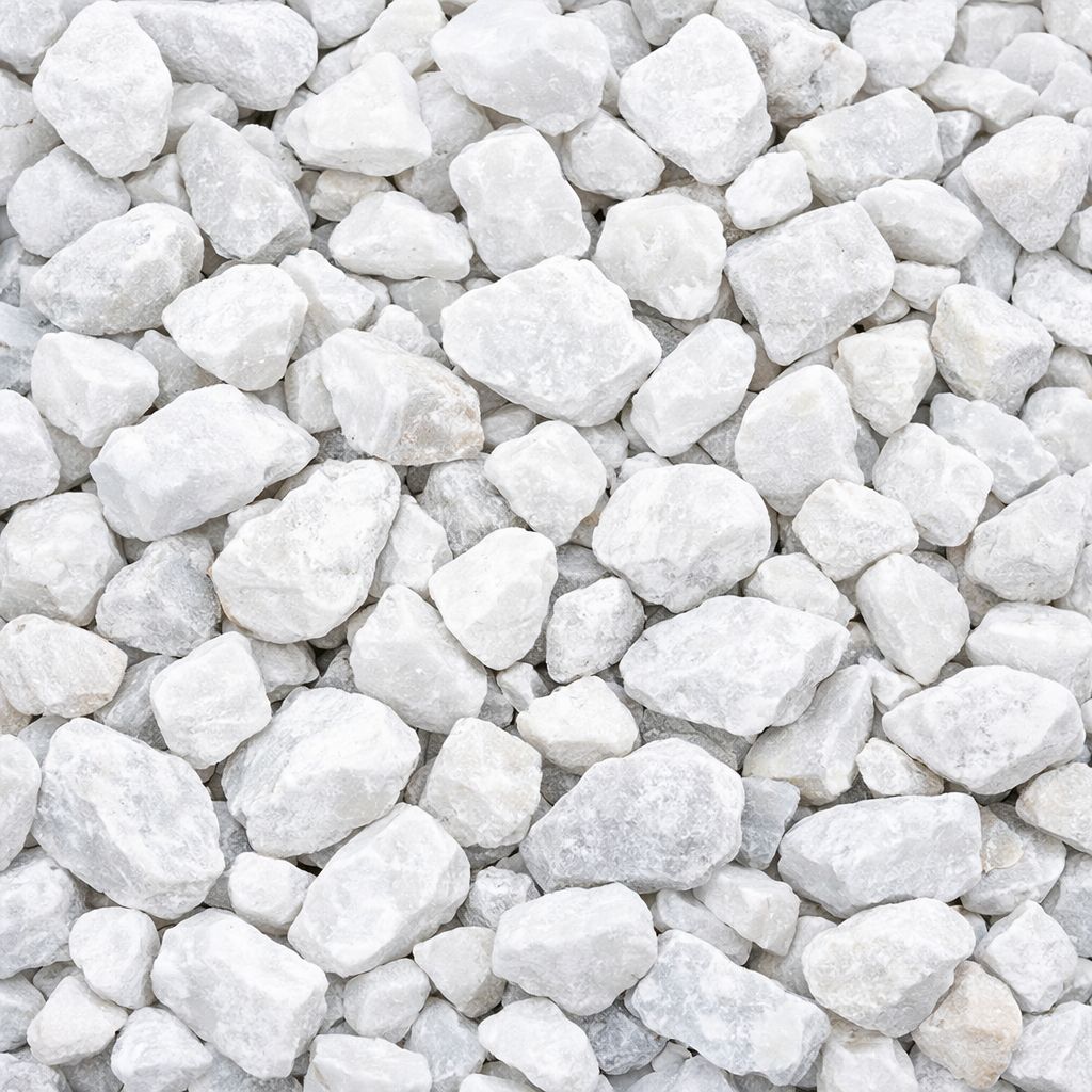 Piatră decorativă marmurâ albă THASSOS 20-40mm, sac 40kg