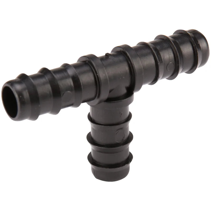 Teu conector stut egal tub picurare 16x16x16mm pentru sisteme de irigatii
