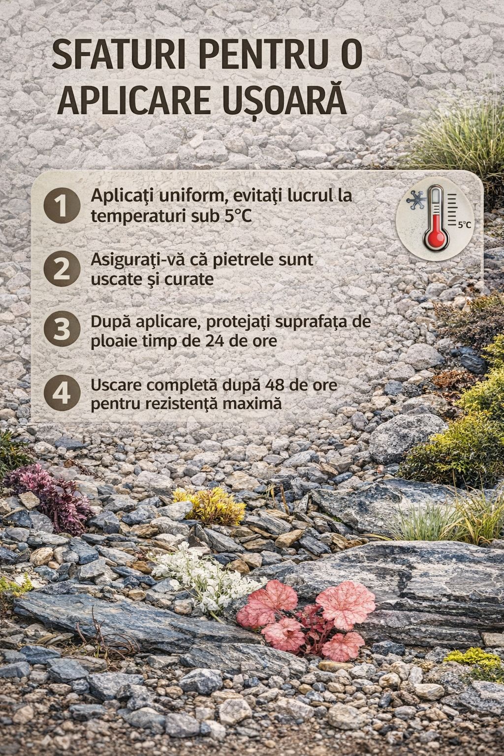 Agent de fixare pentru pietrisul decorativ, bidon 10 litri