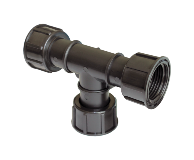 Teu cu olandez 1″ FI/FI/FI – racord T pentru electrovalve și conducte irigații