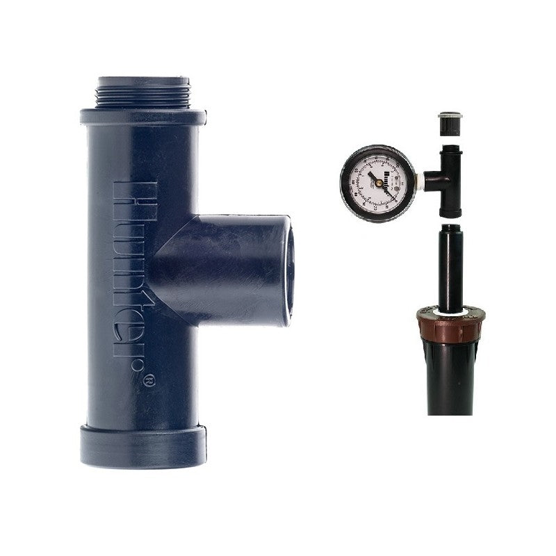 Teu adaptor manometru Hunter cu filet