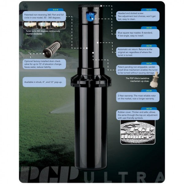 Aspersor rotativ Hunter PGP Ultra