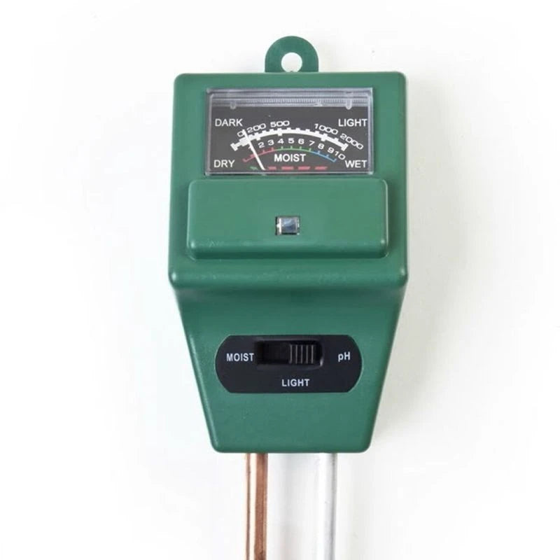 Tester pentru sol 3 in 1,PH,umiditate,lumina ,2 sonde , H=29.3cm